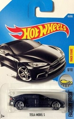 Hot Wheels 2017 Factory Fresh Tesla Model S 43/365, Black