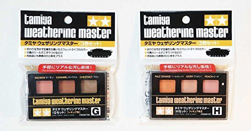 Tamiya Weathering Master G and H For Figures Set - Japan Import