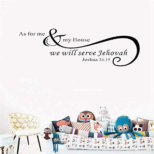 jaduen Vinyl Wall Decal Wall Stickers Art Decor Vinyl Wall Stickers As for Me and My House We Will Serve Jehovah Quotes Wall Sticker Mural Decal Art Home Decor for Bedroom Living Room jaduen Vinyl Wall Decal Wall Stickers Art Decor Vinyl Wall Stickers As for Me and My House We Will Serve Jehovah Quotes Wall Sticker Mural Decal Art Home Decor for Bedroom Living Room