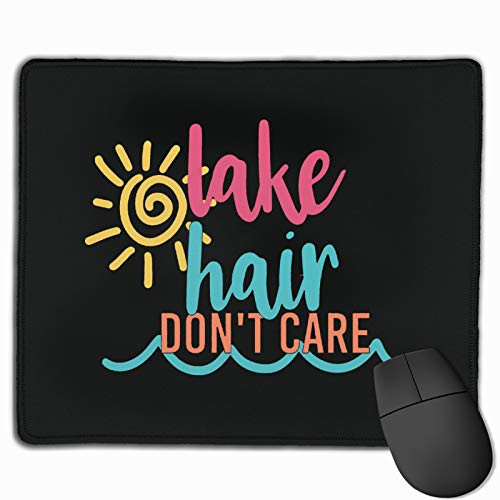 Lake Hair Dont Care Mouse Pads Non-Slip Gaming Office Mouse Pad Rectangular Rubber Mouse Pad
