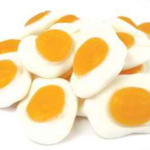 Mini Gummy Fried Eggs Candy 1LB Bag