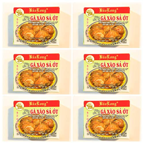 Bao Long Mini Ga Xao Sa Ot Seasoning 2.64 Oz 6 Pack ???????