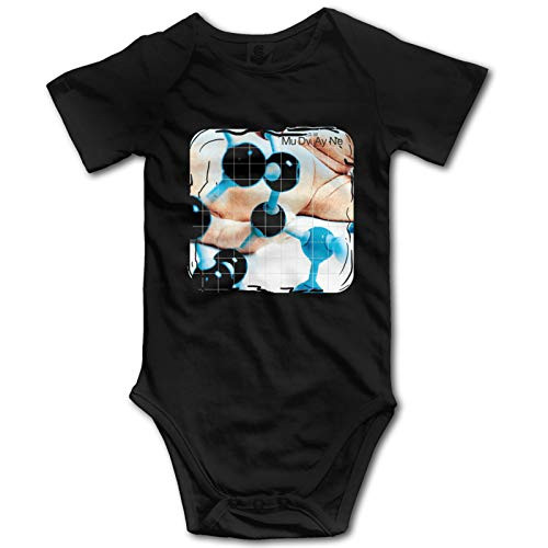 Cotton 3D Print Beautiful Simple DIY Micro-Elastic Mudvayne L.D. 50 Infant Short Sleeves Baby Bodysuit Jumpsuit Rompers for Baby Girls Black 18 Months