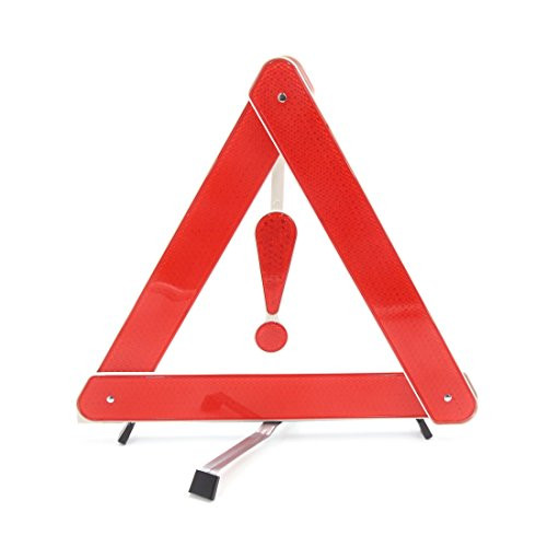 uxcell Triangle Foldable Reflective Safety Emergency Roadside Parking Sign for Car