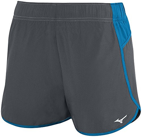 Mizuno Atlanta Cover Up Volleyball Shorts Charcoal Diva Blue