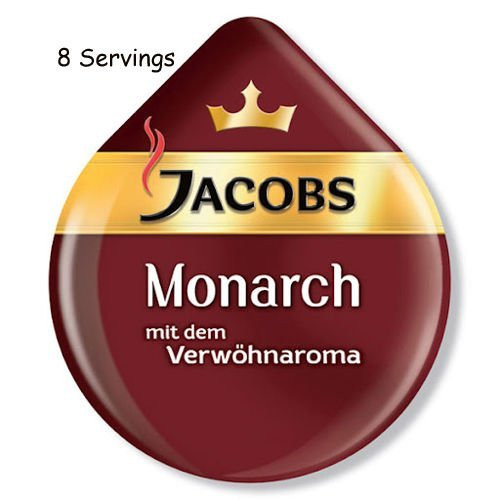 Tassimo 8 x T DISCS   Pods   Capsules Coffee - 48 Flavours To Choose From - Jacobs Monarch8 Servings