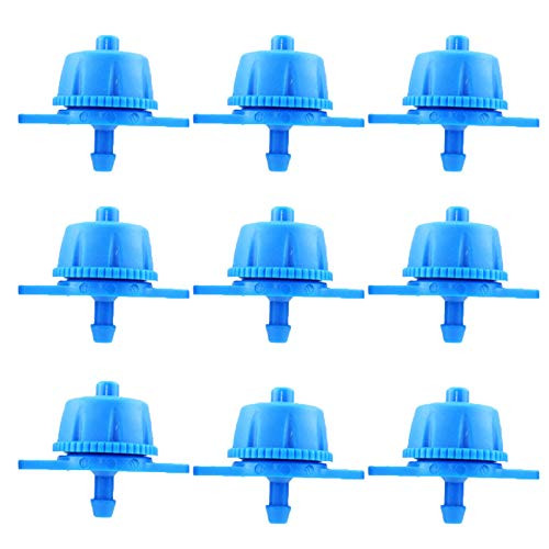 LXcom 25 Pack 1 2 GPH Drip Emitters 2L H Pressure Compensating Irrigation Drippers Irrigation Emitter Steady Flow Drippers Connect 4mm 7mm Hose for Home Gardening Vegetables Lawn Blue LXcom 25 Pack 1 2 GPH Drip Emitters 2L H Pressure Compensating Irrigation Drippers Irrigation Emitter Steady Flow Drippers Connect 4mm 7mm Hose for Home Gardening Vegetables Lawn Blue
