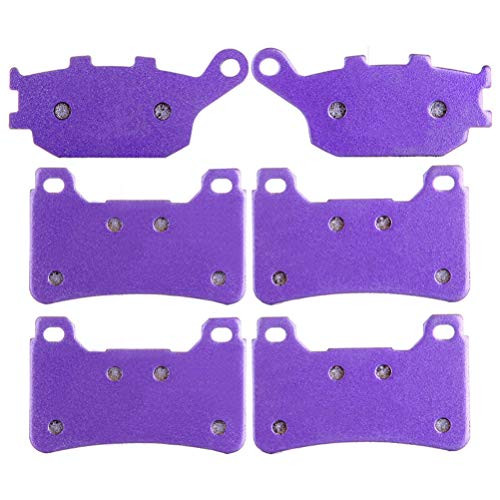 INEEDUP FA174 FA390 Front and Rear Carbon Brake Pads Fit for 2003-2006 for Honda CBR600RR