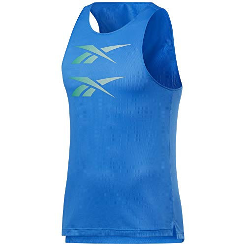 Reebok Mesh Tank ReeCycle Horizon Blue L