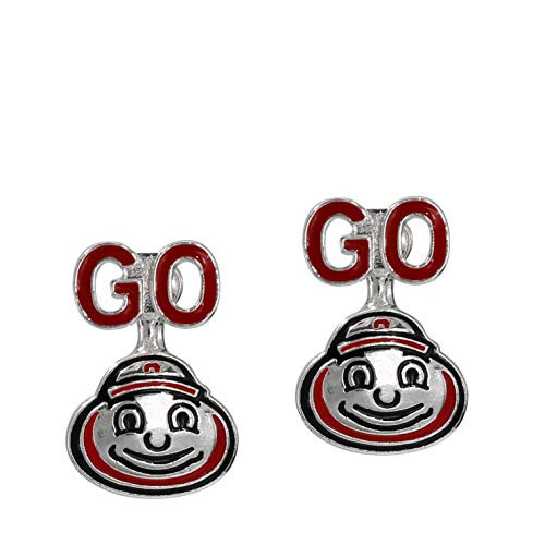 SANDOL Ohio State Buckeyes Brutus Mascot Earrings