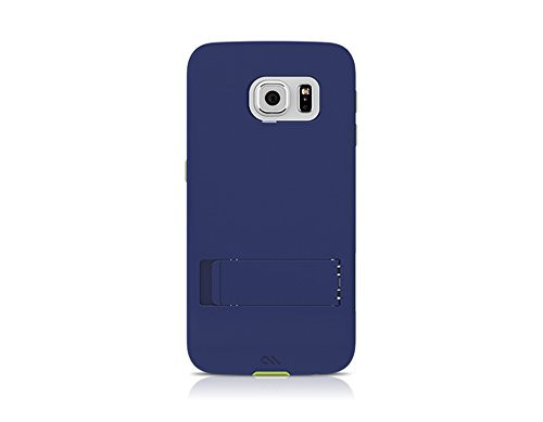 Case-Mate Tough Stand Case for Samsung Galaxy S6 Edge - Retail Packaging - Blue / Lime