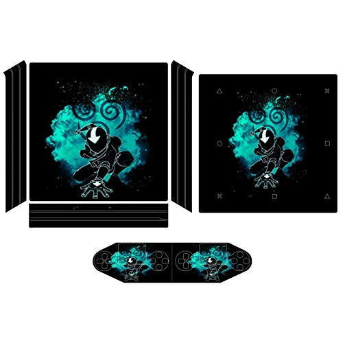 Airbender Soul Avatar Compatible with PS4 Pro controller and console skin sticker protective cover wireless wired gamepad controller
