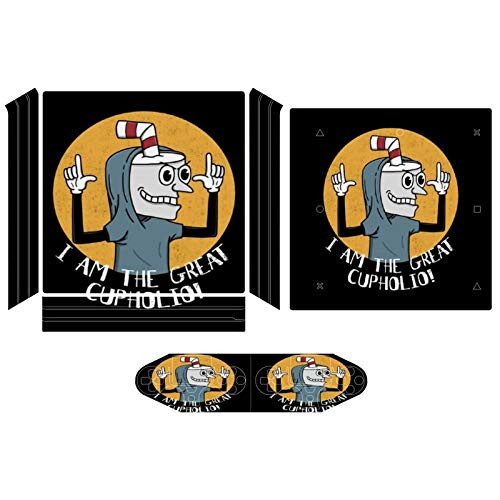 Beavis And Butthead The Great Cupholio Cuphead Compatible with PS4 Pro controller and console skin sticker protective cover wireless wired gamepad controller