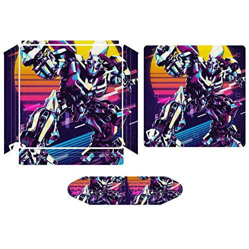 Bumblebee Retro Japanese TRAN-SFORMERS Compatible with PS4 Slim controller and console skin sticker protective cover wireless wired gamepad controller