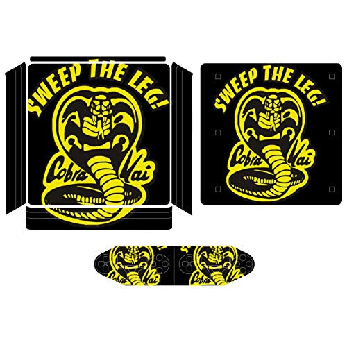 Cobra Kai Mercy Is for The Weak Compatible with PS4 Slim controller and console skin sticker protective cover wireless wired gamepad controller