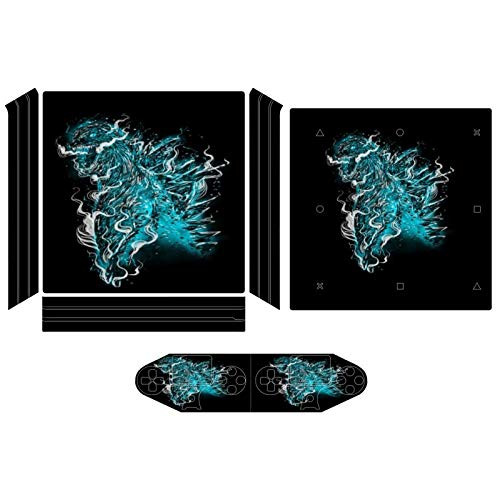 Electrical Kaiju Godzilla Compatible with PS4 Pro controller and console skin sticker protective cover wireless wired gamepad controller