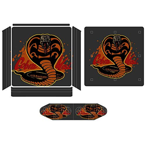 Familiar Reptile Cobra Kai Karate Kid Compatible with PS4 Slim controller and console skin sticker protective cover wireless wired gamepad controller