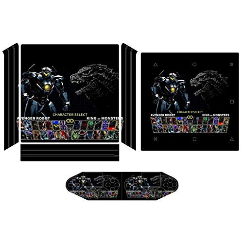 Game Menu Gipsy Avenger Vs Godzilla Compatible with PS4 Pro controller and console skin sticker protective cover wireless wired gamepad controller