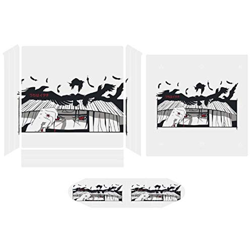 Itachi Akatsuki Hat Naruto Compatible with PS4 Pro controller and console skin sticker protective cover wireless wired gamepad controller