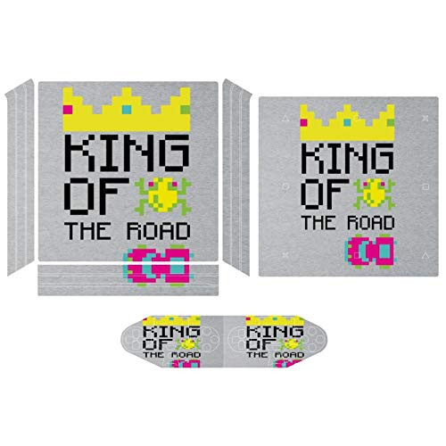 King Of The Road Frogger White Compatible with PS4 Pro controller and console skin sticker protective cover wireless wired gamepad controller