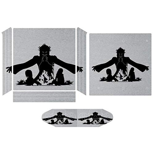 Kingdom Hearts Silhouette Compatible with PS4 Pro controller and console skin sticker protective cover wireless wired gamepad controller