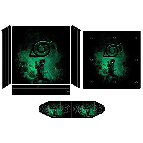 Naruto Rock Lee Symbol And Outline Compatible with PS4 Pro controller and console skin sticker protective cover wireless wired gamepad controller