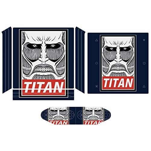 Obey Attack On Titan Compatible with PS4 Pro controller and console skin sticker protective cover wireless wired gamepad controller