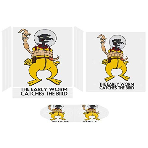 The Early Worm Catches The Bird Earth Worm Jim Compatible with PS4 Pro controller and console skin sticker protective cover wireless wired gamepad controller