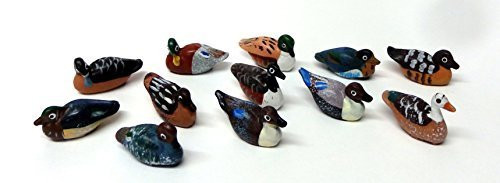 Melody Jane Dollhouse 12 Ducks Bird Family Miniature Garden Pond Accessory