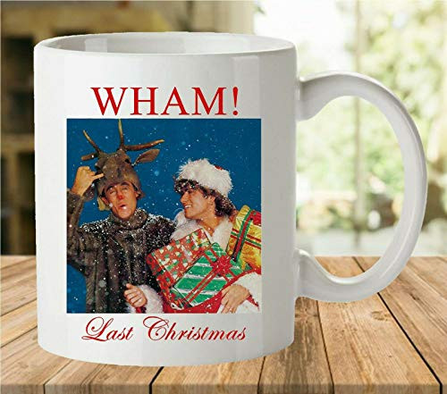 Last Christmas Wham George Michael Coffee Mug