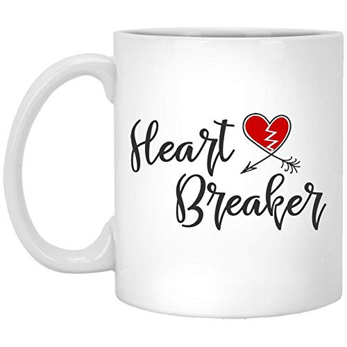 Valentines Day Mug Heart Breaker Coffee Mug