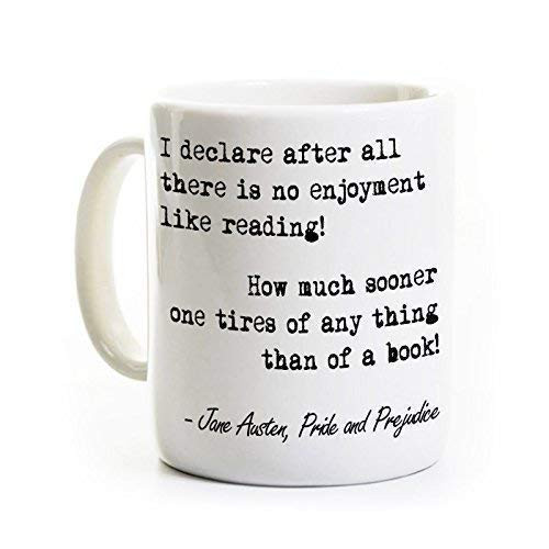 Pride and Prejudice Coffee Mug - Jane Austen - Book Lover Reading Gift