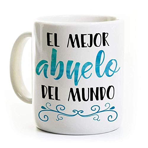 El Mejor Abuelo Coffee Mug - Spanish Best Grandpa in the World - Customized