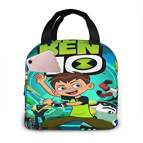 B-En-10 Insulated Lunch Bag For Men Women Splash Proof Portable Reusable Thermal Lunch Box Cooler Tote For Travel Picnic Work School