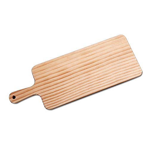 Ochine Wood Cutting Board Wooden Cutting Board Kitchen Chopping Boards with Handle for Meat Cheese Bread Pizza Vegetable Fruits