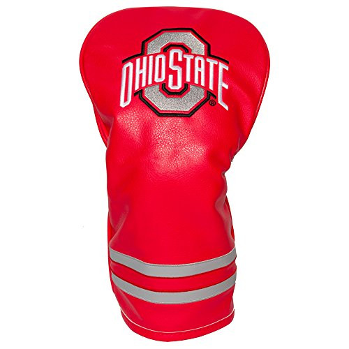 Team Golf NCAA Ohio State Buckeyes Vintage Driver Golf Club Headcover Form Fitting Design Retro Design  and  Superb Embroidery