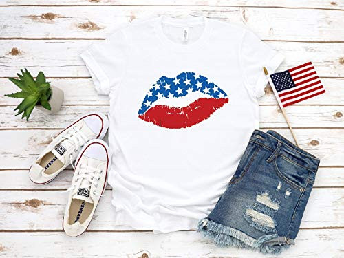 american flag lips shirt Womens 4th of july shirt freedom shirt American tee patriotic top fourth of july american flag lips shirt Womens 4th of july shirt freedom shirt American tee patriotic top fourth of july