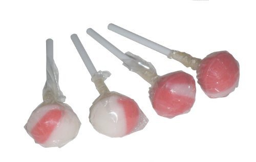 Mini Strawberry  and  Cream Lollies x15