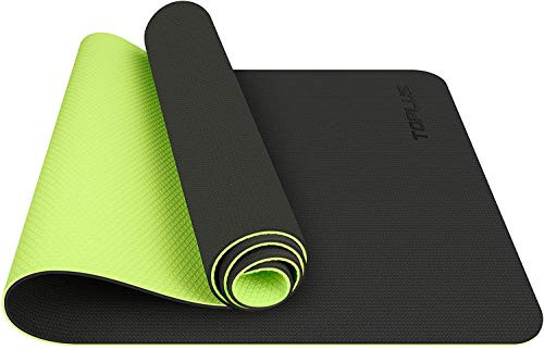 Toplus Yoga Mat Non Slip TPE Yoga Mats Exercise Mat Eco Friendly Workout Mat for Yoga Pilates and Floor Exercise Thick Fitness Mat with Carrying Strap Toplus Yoga Mat Non Slip TPE Yoga Mats Exercise Mat Eco Friendly Workout Mat for Yoga Pilates and Floor Exercise Thick Fitness Mat with Carrying Strap
