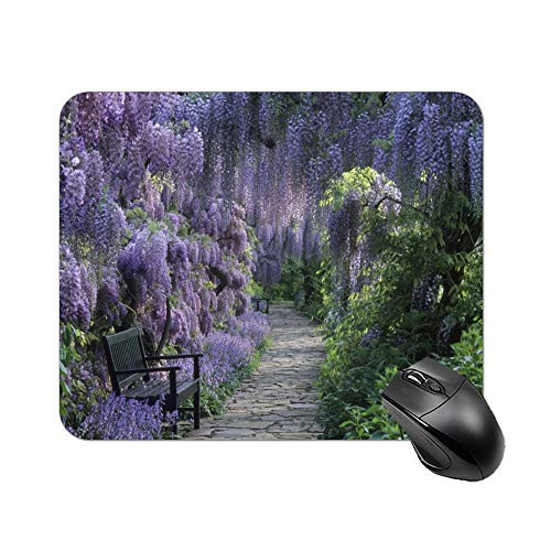Garden Purple Flower Tree Mouse Pad 11.8 X 9.8 in