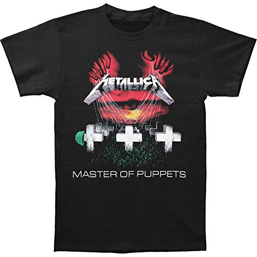 Metallica Mens Master of Puppets T-Shirt Black Large Metallica Mens Master of Puppets T-Shirt Black Large