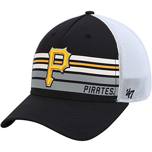 47 MLB Altitude Mesh MVP Adjustable Hat Adult One Size Fits All Pittsburgh Pirates Black 47 MLB Altitude Mesh MVP Adjustable Hat Adult One Size Fits All Pittsburgh Pirates Black