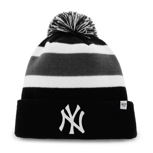 47 New York Yankees Cuffed Pom Knit Beanie Cap