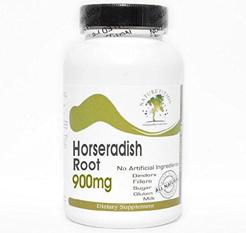 Horseradish Root 900mg ~ 180 Capsules - No Additives ~ Naturetition Supplements