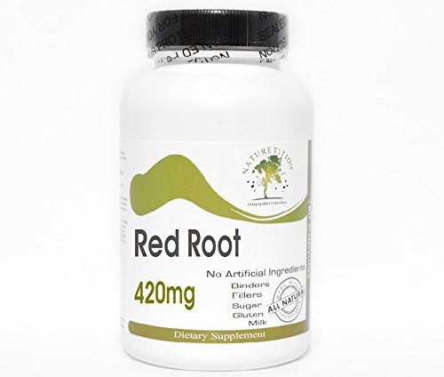 Red Root 420mg ~ 200 Capsules - No Additives ~ Naturetition Supplements