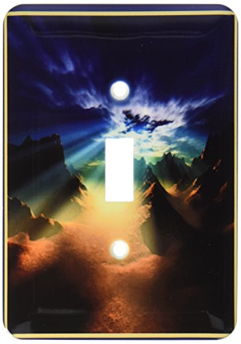 3dRose Lsp_12890_1 Awesome Sunset Single Toggle Switch