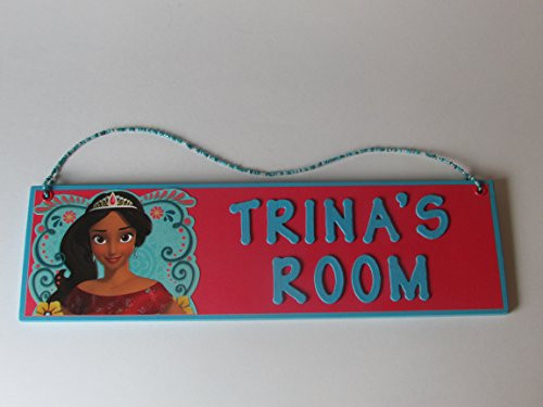 Elena of Avalor Room Name Wall Sign - Personalized Elena of Avalor Girls Room Decor - Elena of Avalor Customized Name Sign