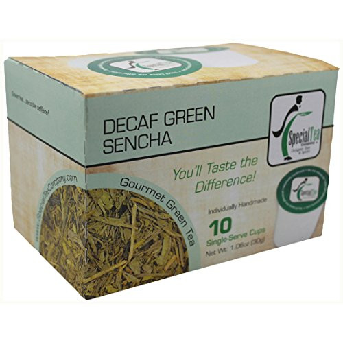 Special Tea Green Tea Single Serve Cup Decaf Green Sencha 1.06 Ounce