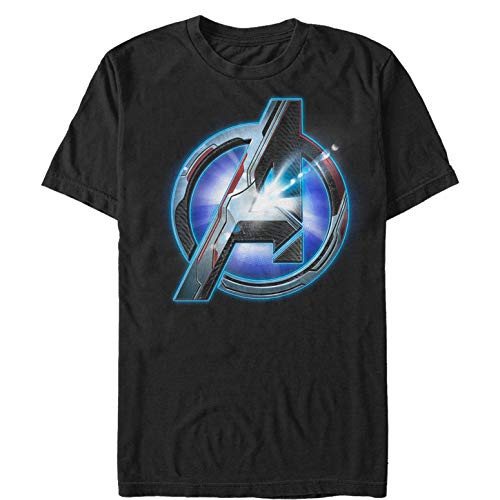 Mens Marvel Avengers  Endgame High Tech Logo T-Shirt - Black - X Large