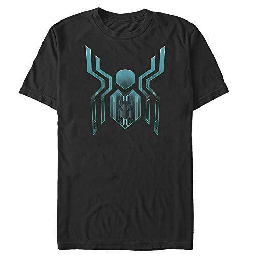 Marvel Mens Spider-Man  Far from Home Modern Logo T-Shirt - Black - 3X Large